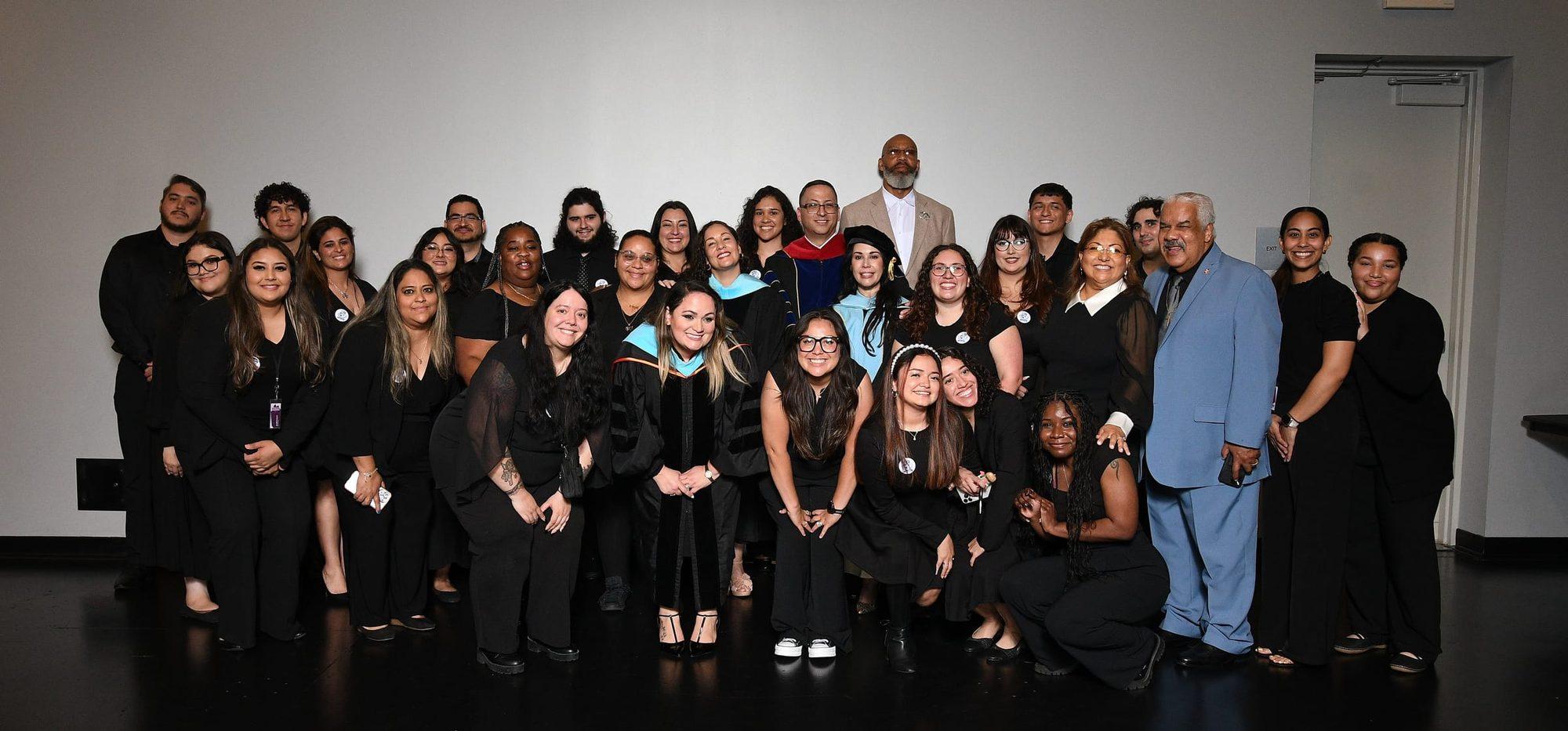 Educators and administrators from across the network gathered for a group photo